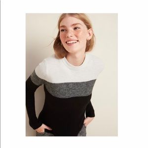 Old Navy Cozy Color-Blocked Crew-Neck Sweater for Women